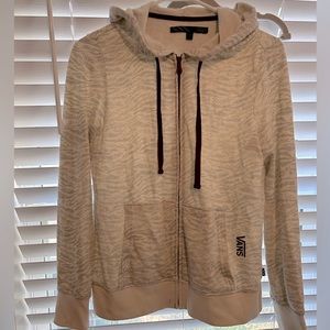Vans zip up hoodie